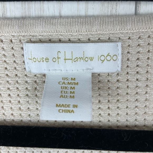 Revolve House of Harlow cream sweater top medium - Picture 2 of 6